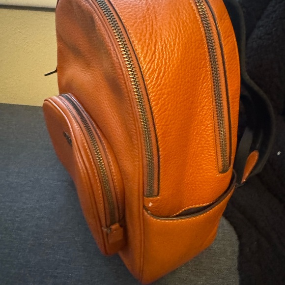 Coach Sunset Leather Backpack with matching accessories - Picture 13 of 16